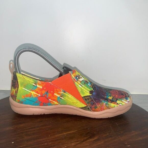 UIN Women’s 5.5 Slip On Shoes Canvas Comfortable Loafers Slip On "Butterfly" - Picture 5 of 11